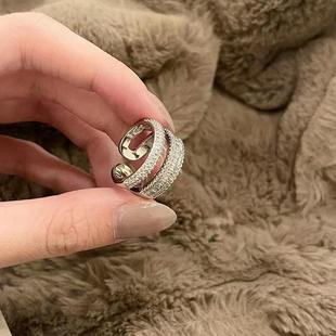 FRIDAY JEWELRY�p�ݾ��l���|�ٴ�͹��ʯ���{��ʳָ��ָ