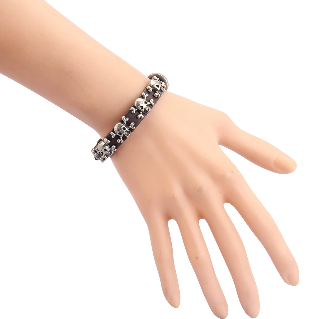 Аксессуар, металлический кожаный браслет для любимого, Aliexpress