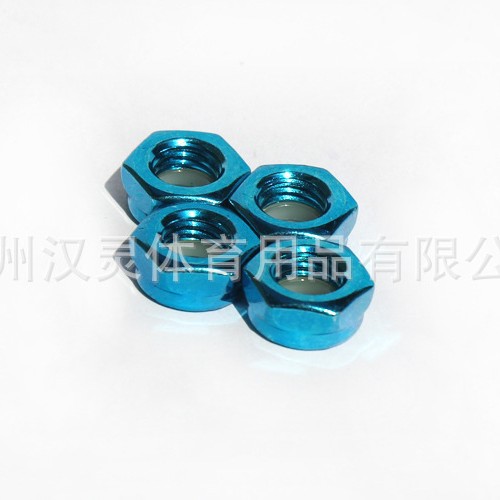 [Bulk] Skateboard Side Female Long Plate Fish Plate Wheel Nut Nie Cap Color Electroplated Inch Locknut Carbon Steel