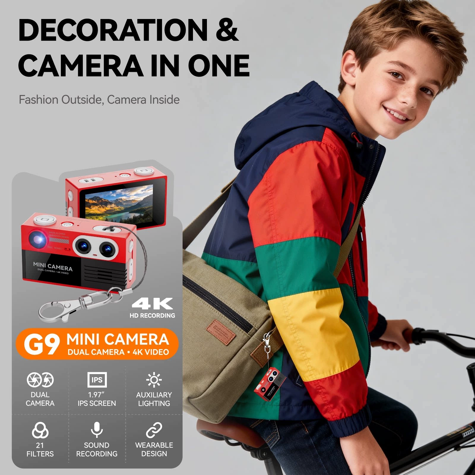 Lens for students, small digital camera