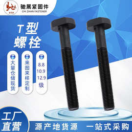 8.8级10.9级高强度T型螺栓T形螺丝碳钢 压板螺栓梯形槽螺杆