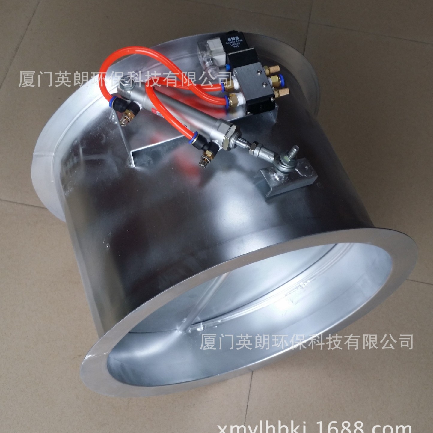 气动风阀、气动圆形风量调节阀、气动镀锌通风阀、气动法兰式蝶阀