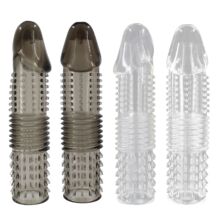 男性自慰器透明水晶套阴茎jj锁紧狼牙套情趣用品东莞货源一件代发