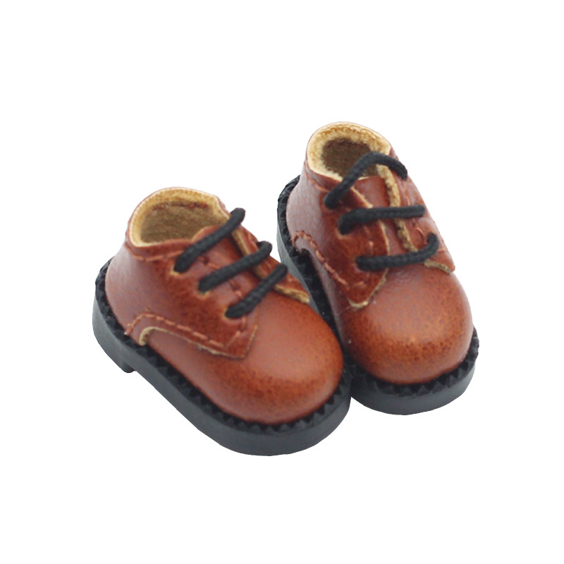 Ob11/12 puntos bjd zapatos de bebé jazmín muñeca de juguete muñeca vestido yuantong zapatos de cuero DOD zapatos de Estudiante