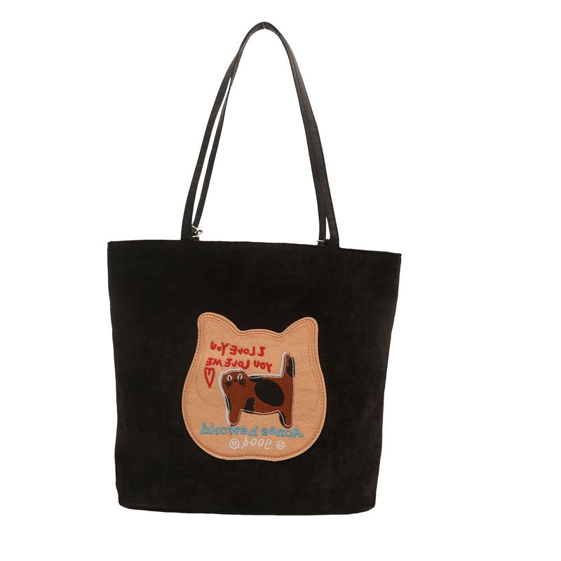 Bagos de gran capacidad para chicas encantadoras otoño / invierno 2024 nuevo estilo retro bolso de hombro de moda alta sensación bolso de brazo