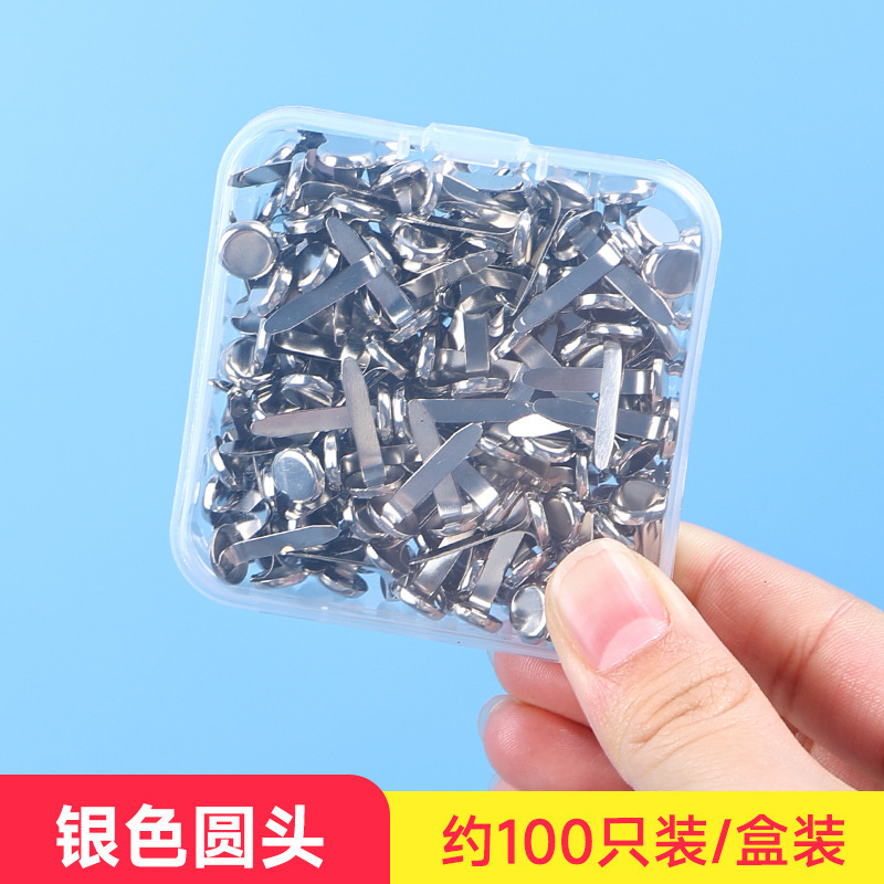 カラーの両足の釘の手作りのdiy材料の羊の角の釘の子供は色紙の部品の装飾の釘を作ります。|undefined