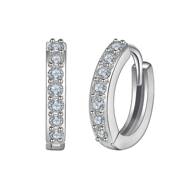 Platinum earrings