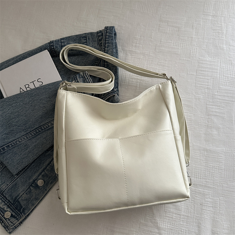 2024 nueva simple retro nicho mochila de mujer moda coreana temperamento multifuncional viaje de hombro bolsa de mano