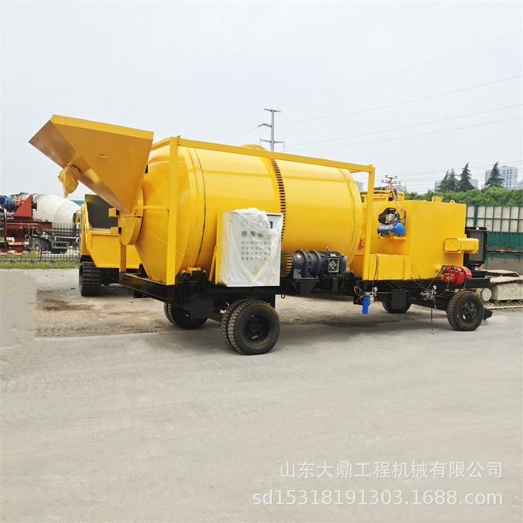 牵引式沥青拌和机 沥青料再生设备 旧路翻新连续搅拌设备