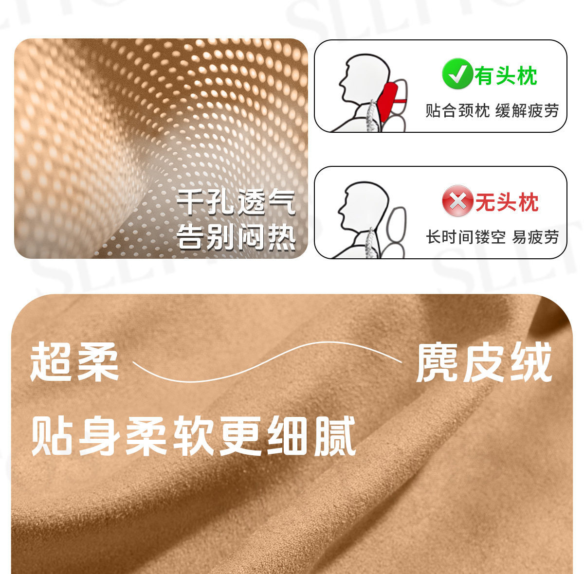5D dual-core 2026 new model Maybach car headrest neck pillow, in-car cushion, high-end driver's headrest