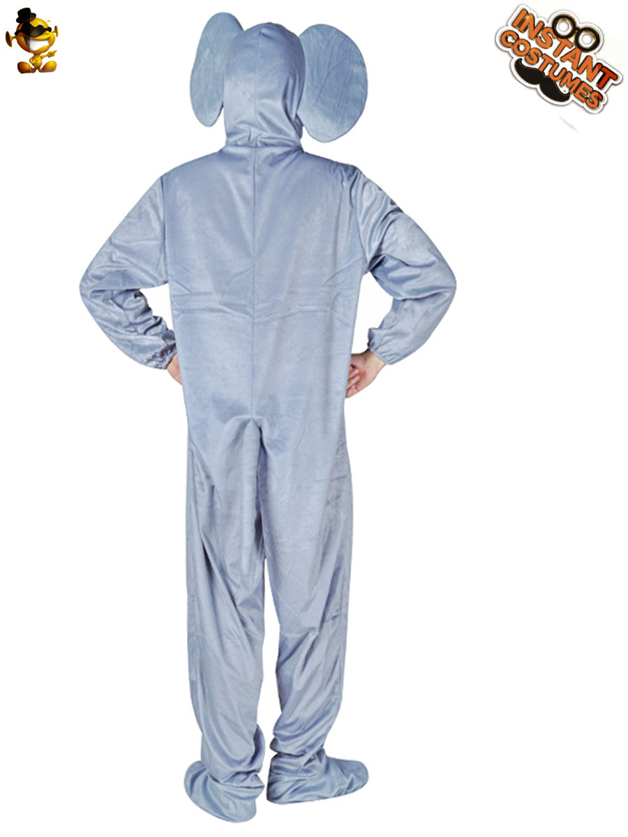 Adulto de los hombres lindo elefante traje de fiesta de Halloween juego de rol traje de rendimiento de escenario image 5