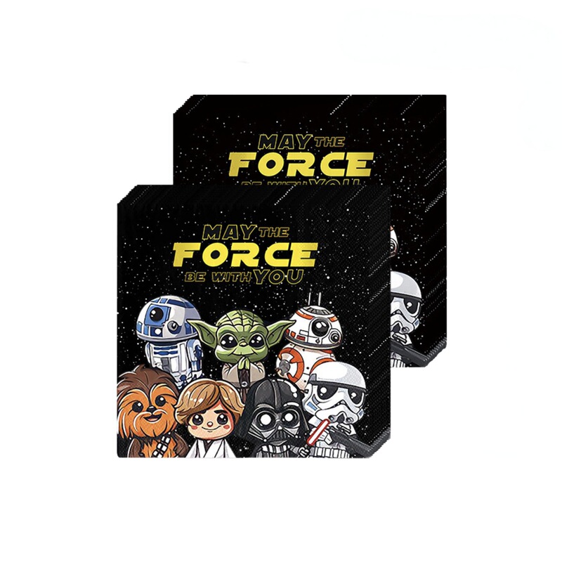 新しいスターウォーズ漫画アニメーションシリーズクロスボーダー誕生日パーティー装飾フラグ子供のテーマ使い捨て食器|undefined