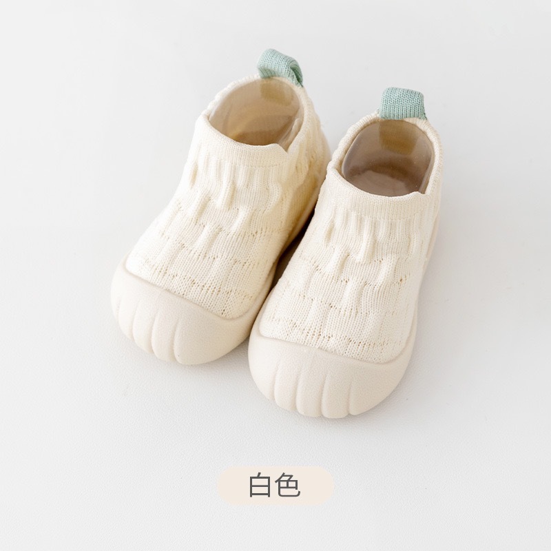 Zapatos de piso para bebés primavera y otoño nuevos zapatos de piso suave para bebés de color sólido zapatos para niños y niñas