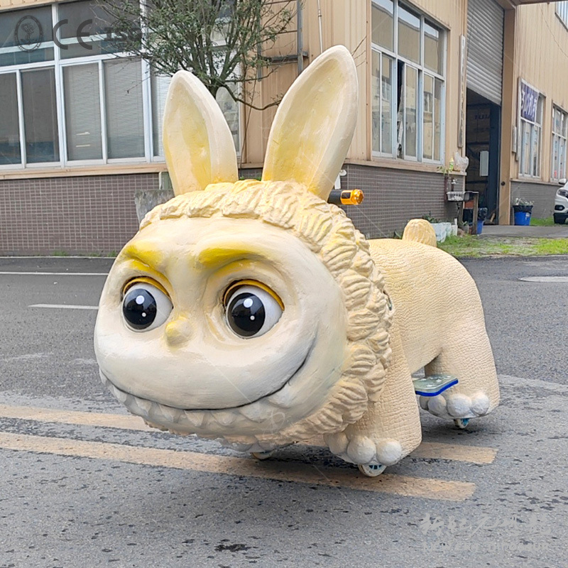 Simulación LABUBU Vehículo de entretenimiento Dinosaur Vehículo eléctrico Red neta Centro comercial para padres e hijos Plaza Equipo de entretenimiento Fábrica de origen