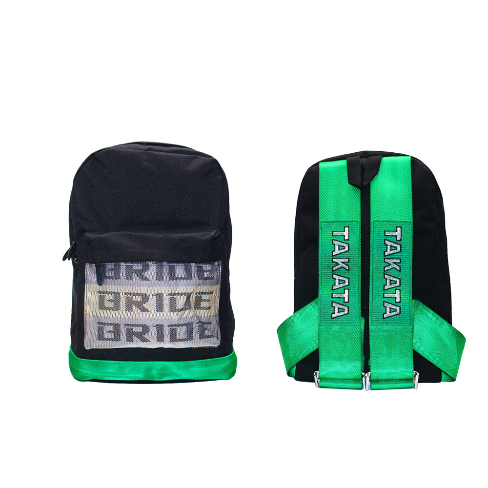 Factory Direct Supply Jdm New Takata Modified Seat Belt Small Backpack Racing Bride Backpack Computer Bag