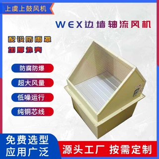 边墙式防腐排风机 WEX-500D L=7200m3/h H=133pa壁式轴流排风通风