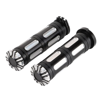 GOOFIT motorcycle handlebar handle cover motorcycle modification parts aluminum alloy CNC handle cover accessories (Motorcycle Control System Parts)