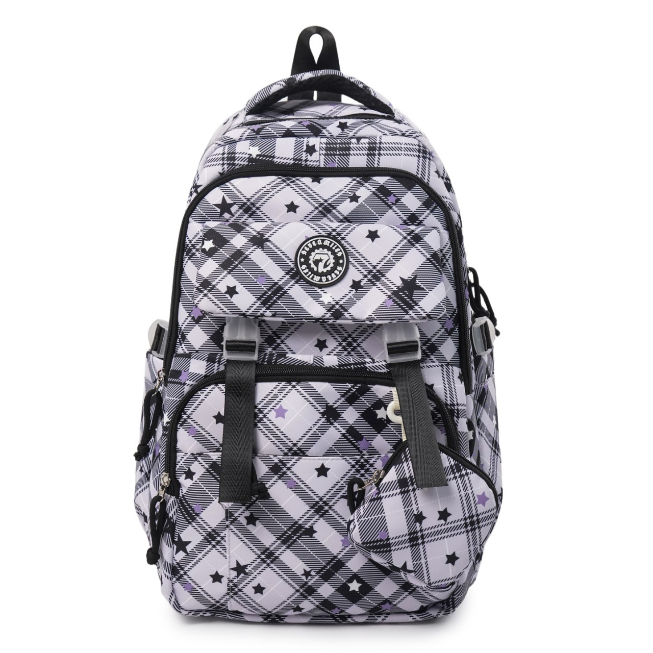 Mochila ligera y de gran capacidad nueva mochila de alta apariencia para estudiantes de secundaria coreana fresca y dulce mochila de color dulce