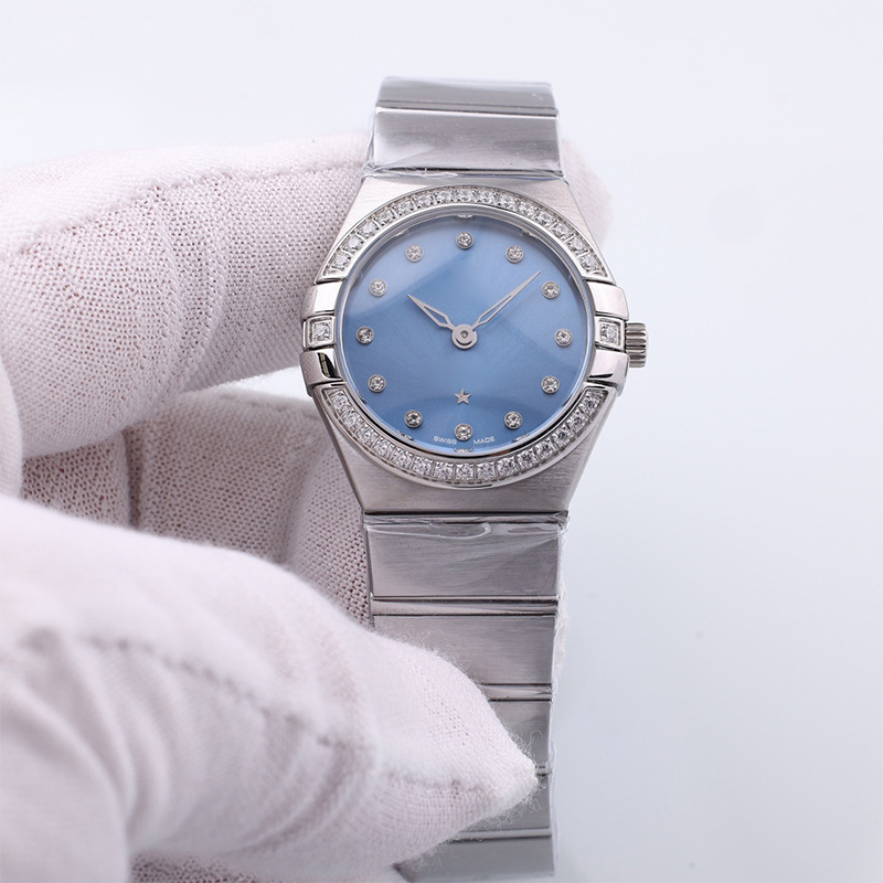 New European Constellation Series Three-Needle Diamond Ring Pearl Shell Steel Belt Luminous Calendar Women's Imported Quartz Watch New European Constellation Series Three-Needle Diamond Ring Pearl Shell Steel Belt Luminous Calendar Women's Imported Quartz Watch