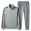 Set, jacket, autumn trousers, loose straight fit
