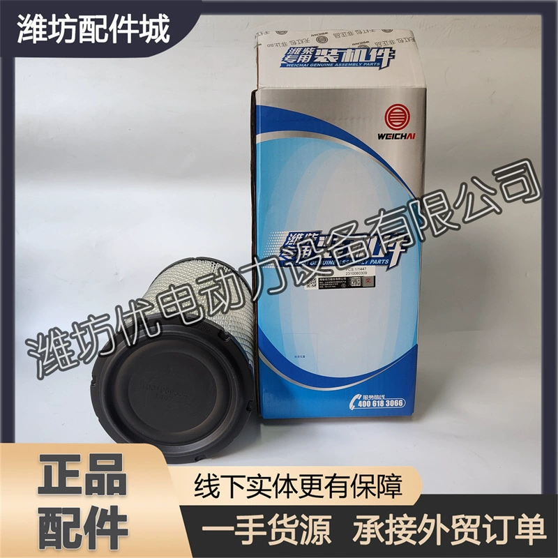 Frammopolitical Yangzhou Weichai WP2.3 engine WP4.1 diesel engine 1001069804 air filter element