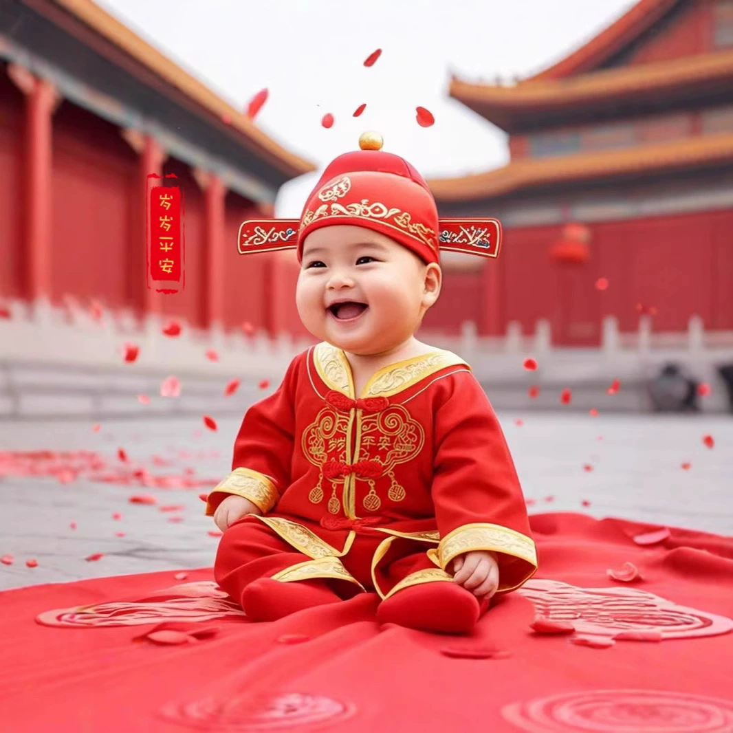 Женское сокровище в возрасте одного года ловит ребенка Чжоу