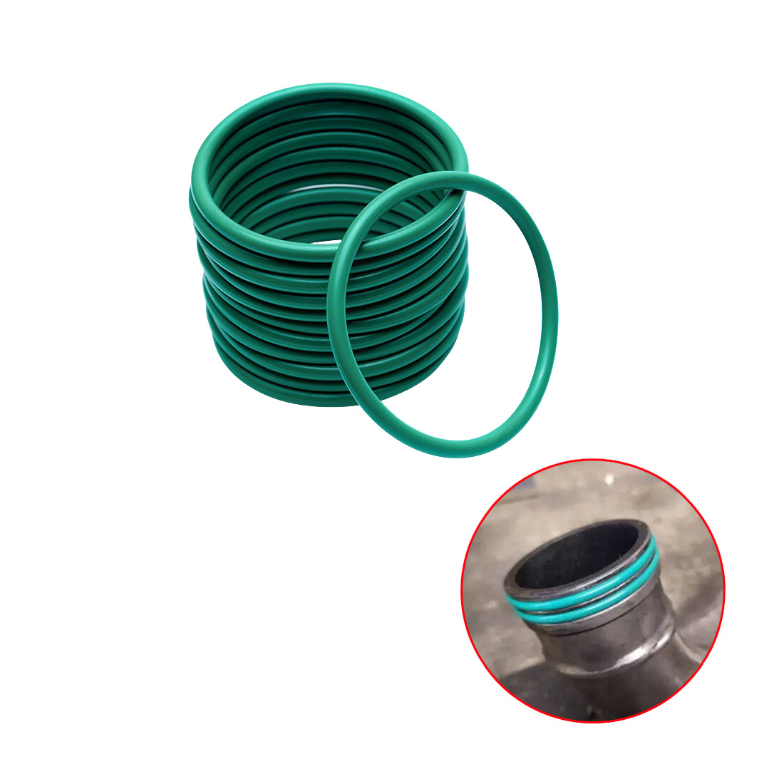 Motorcycle Accessories Exhaust Manifold Gasket O-Ring Ktm Motorcycle Exhaust Manifold Sealing Ring 10Pcs