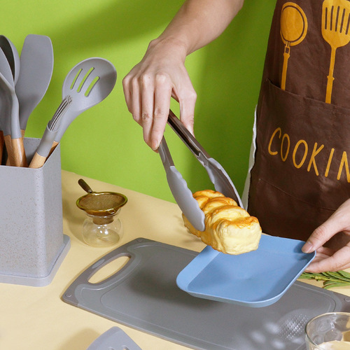 Factory silicone spatula and spoon 19-piece set non-stick silicone spatula and knives light luxury silicone kitchenware set wholesale