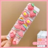1# Розовый (клубника, арбуз) (мягкий силикон, упаковка OPP)