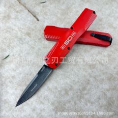 工厂批发新品卡秀9000F锌合金DTF刀鞘户外野营随身便携战术刀