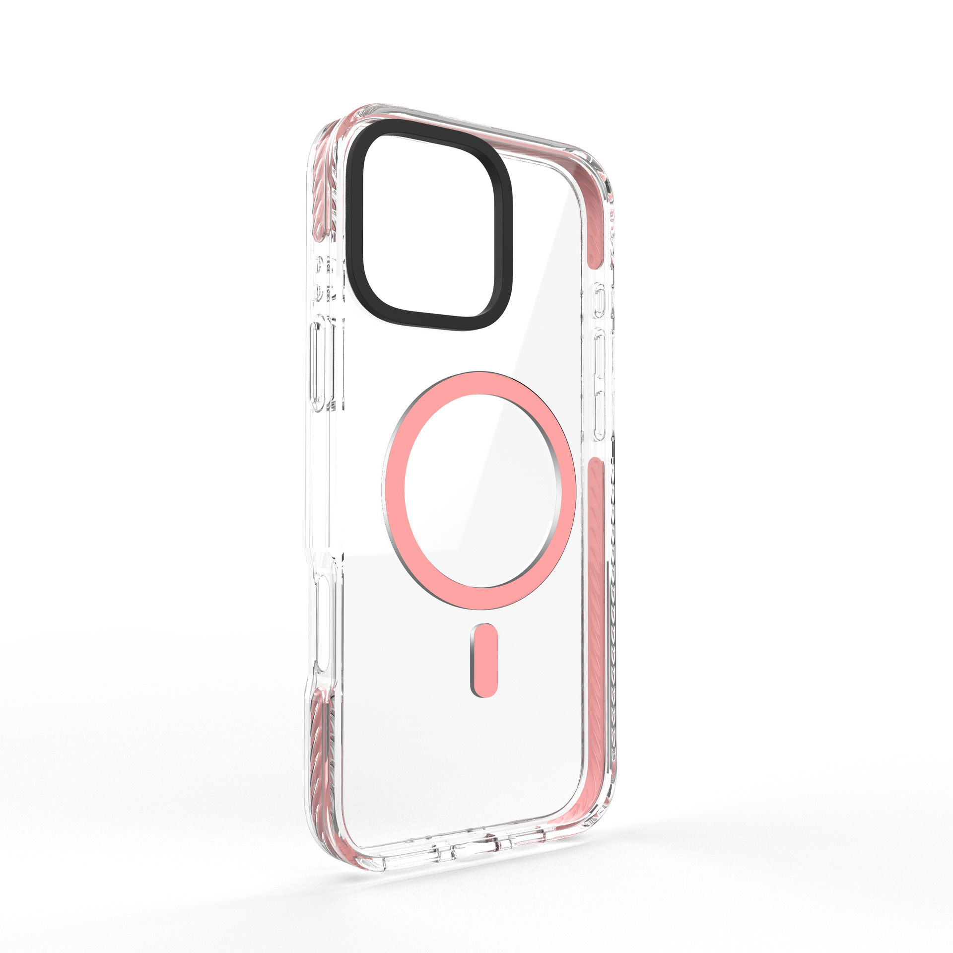 Apunción magnética simple y transparente para iphone16ProMax funda para teléfono móvil bricolaje color diamante 14 funda para teléfono móvil Apple 15P hembra