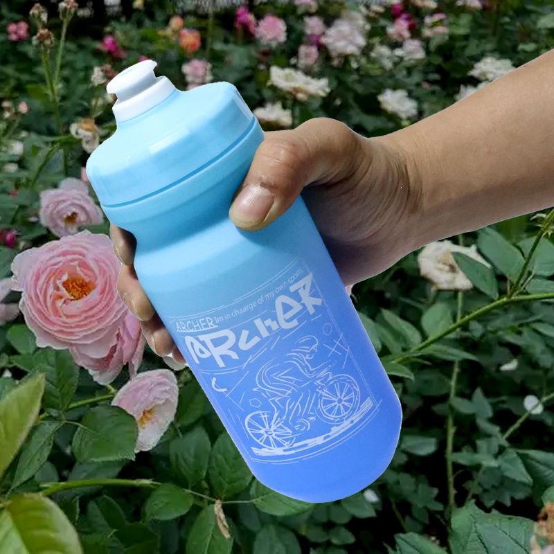 Sports Water Bottle, Squeeze-Type Cycling Water Bottle, Mountain Bike Portable Water Cup, Large-Capacity Running Outdoor Cup