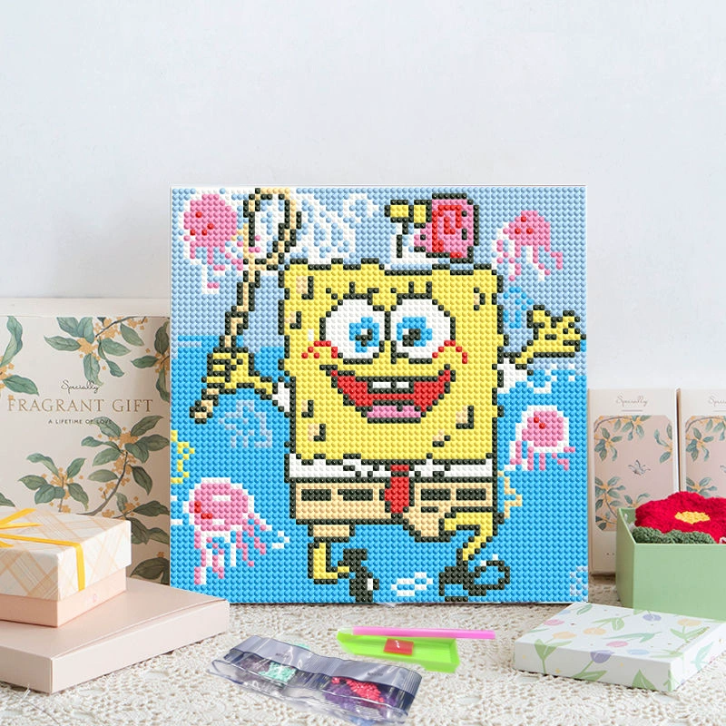 Алмазная мозаика 20×20 см, детская анимационная панно, полная выкладка, новый стиль, ручная работа DIY, декор для гостиной