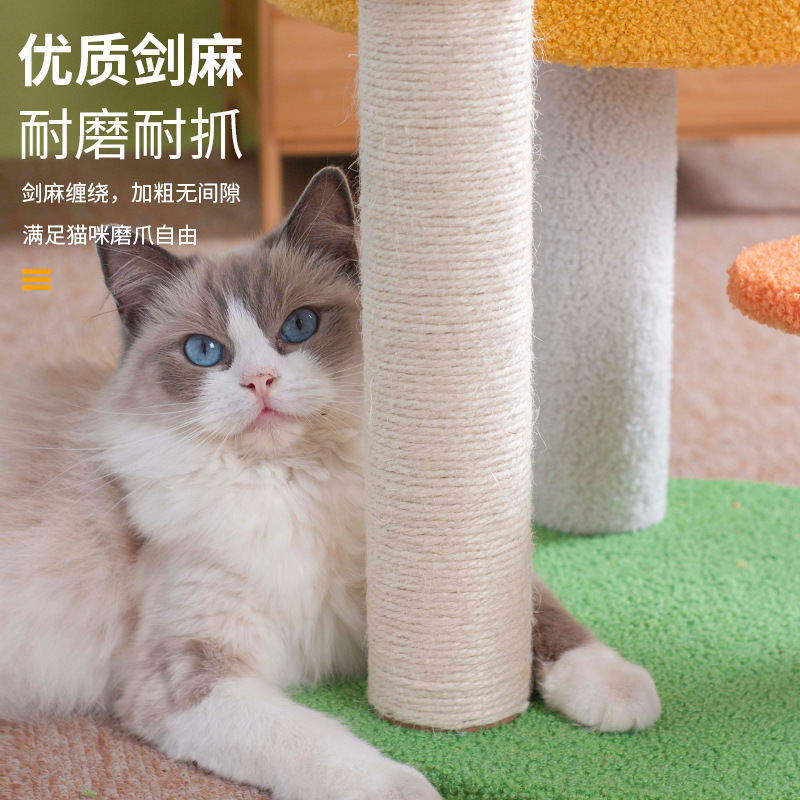 Marco de escalada para gatos personalizado, nido para gatos, árbol para gatos, sin ocupar un área, columna de agarre de sisal, estante de múltiples capas, plataforma de salto, juguetes para gatos