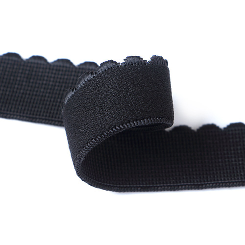 【Factory Direct Sale】Colorful crescent-shaped elastic band nylon material toothed skin-friendly waistband auxiliaries