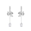 Small design silver needle, universal earrings, silver 925 sample, trend of season, bright catchy style, simple and elegant design, light luxury style