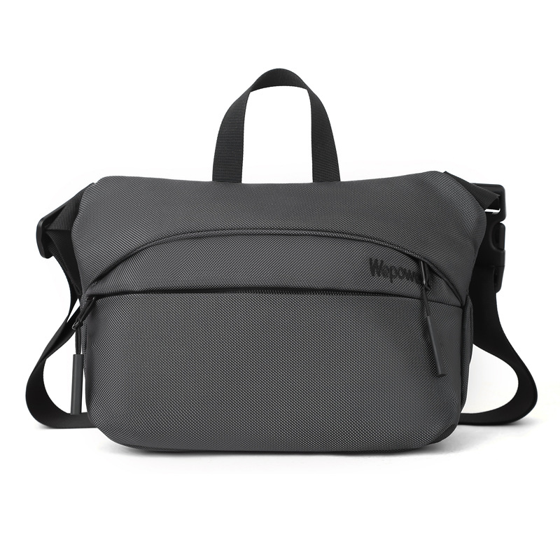 WEPOWER nuevo bolso de pecho simple, bolso de negocios coreano para hombres, bolso de hombro para móviles deportivos casuales.