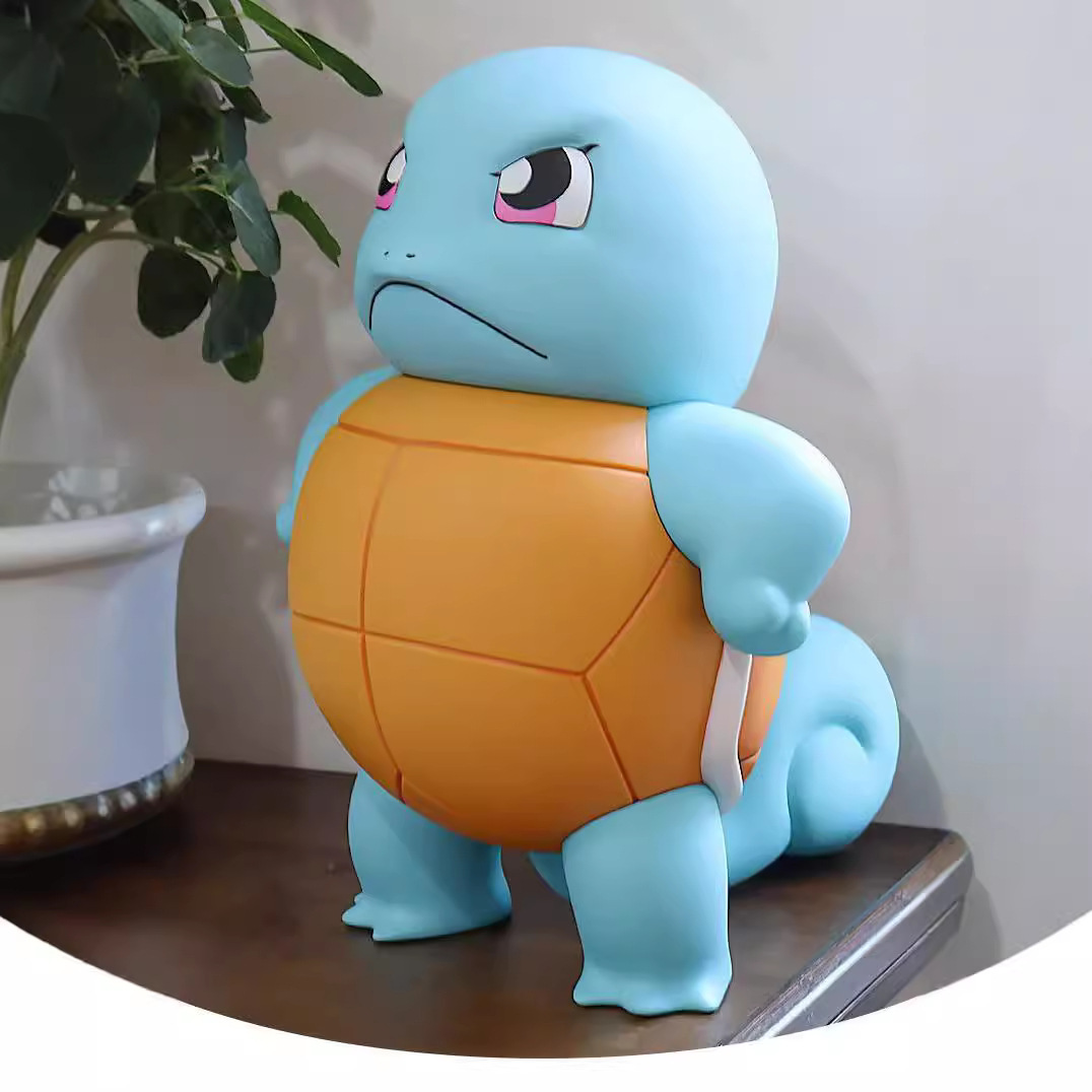 (2개) NET RED 자랑스럽고 자랑스러운 ANGRY JENNY TURTLE CARACALLA KODAR DUCK 소형 화재 용 엘프 타이드 손으로 만든 대형 장식품으로 연주