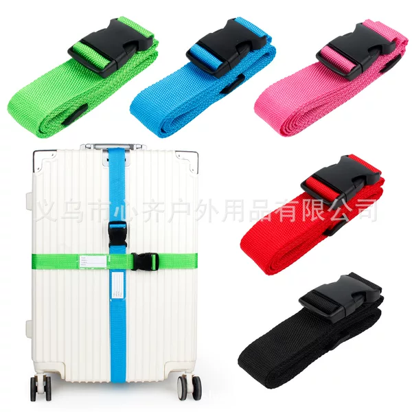 Luggage Bundling Strap One-word Luggage Strap Uncoded Bundling Strap Safety Strap Travel Reinforcement Explosion-proof Strap