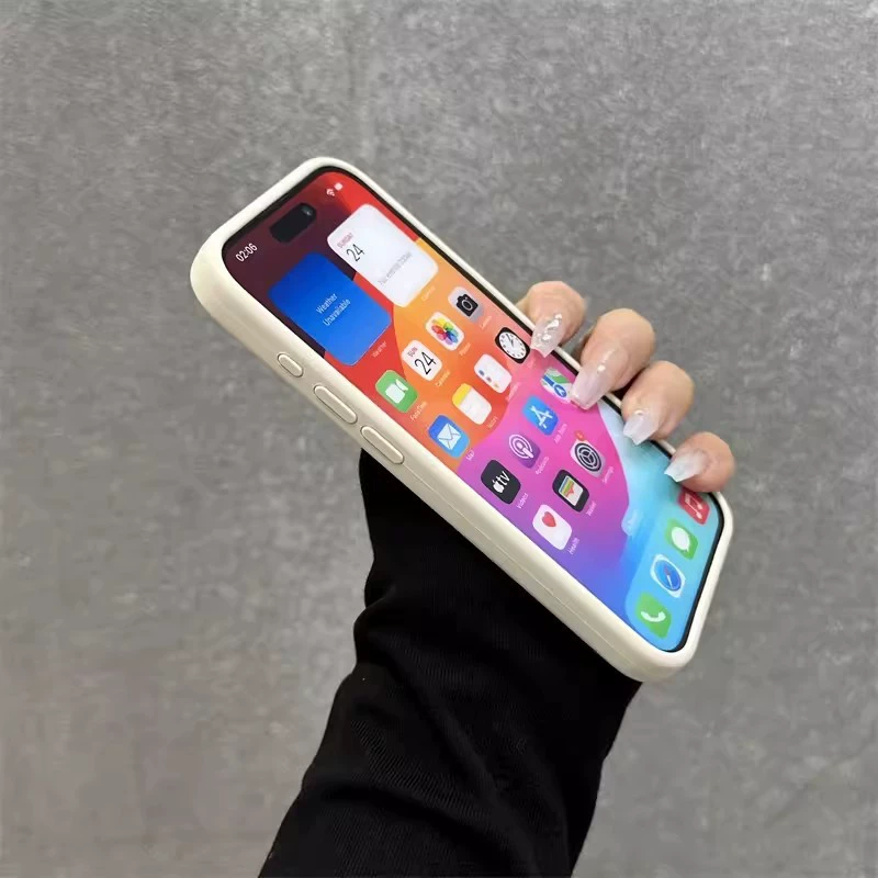Яблоко, силиконовый совместимый чехол для телефона, iPhone 14, защитный чехол, iphone, 14promax