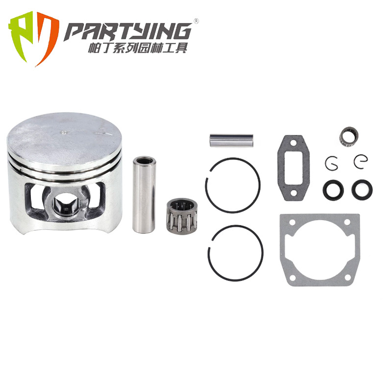 52cc/58cc cilindro de 7 piezas accesorios de sierra de cadena anillo de pistón almohadilla de papel conjunto de cilindro 5200/5800/450