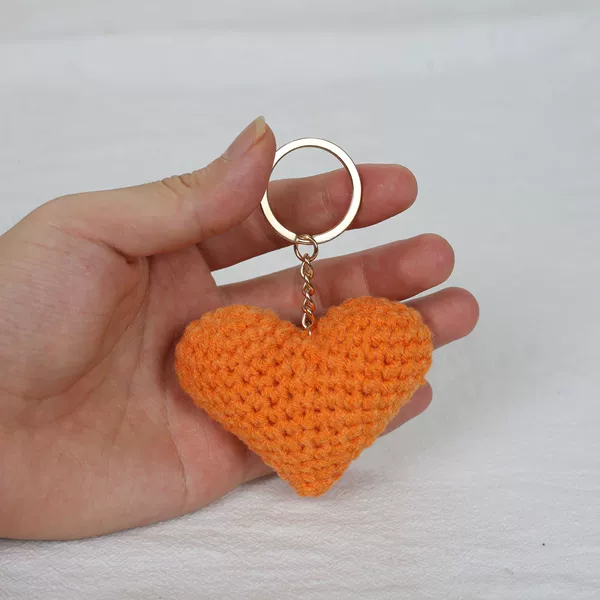 Orange heart (gold ring)
