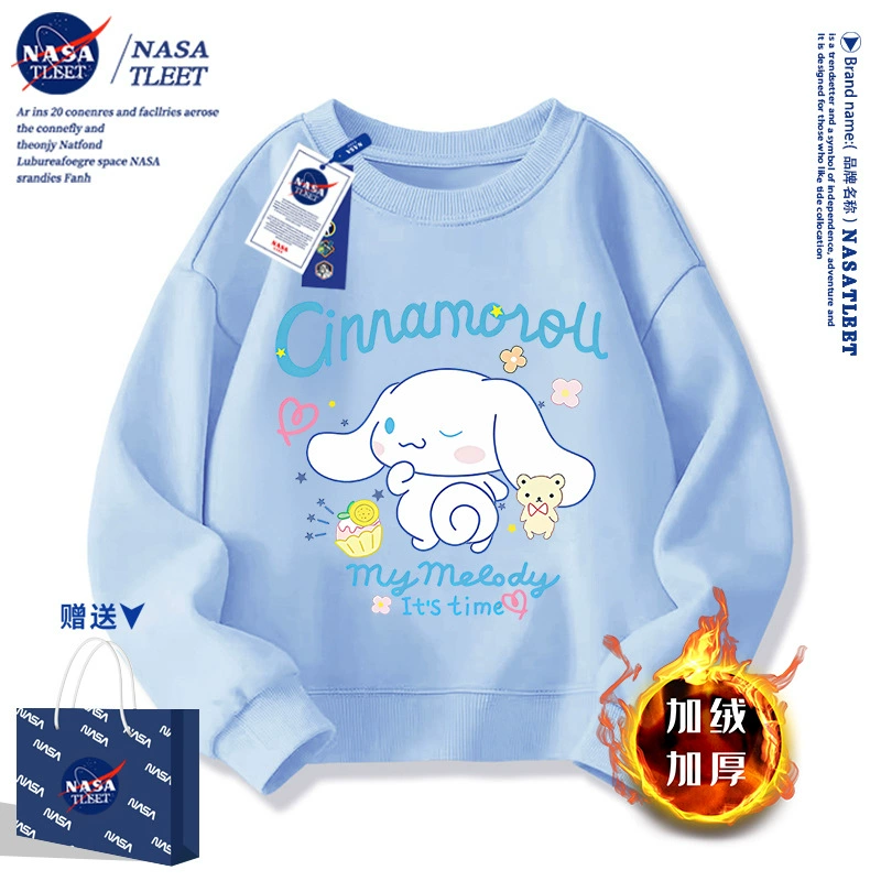 NASA совместимый новый мультяшный стиль студент верхняя одежда осень-зима милый песик Cinnamon dog Cinnamoroll толстовка