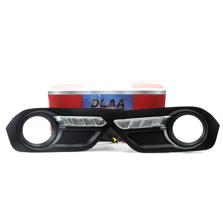 Aplicable a ISUZU MU-X 14 15 16 años Muang Ranger delantero LED conjunto de lámpara de niebla diaria luz de barra delantera