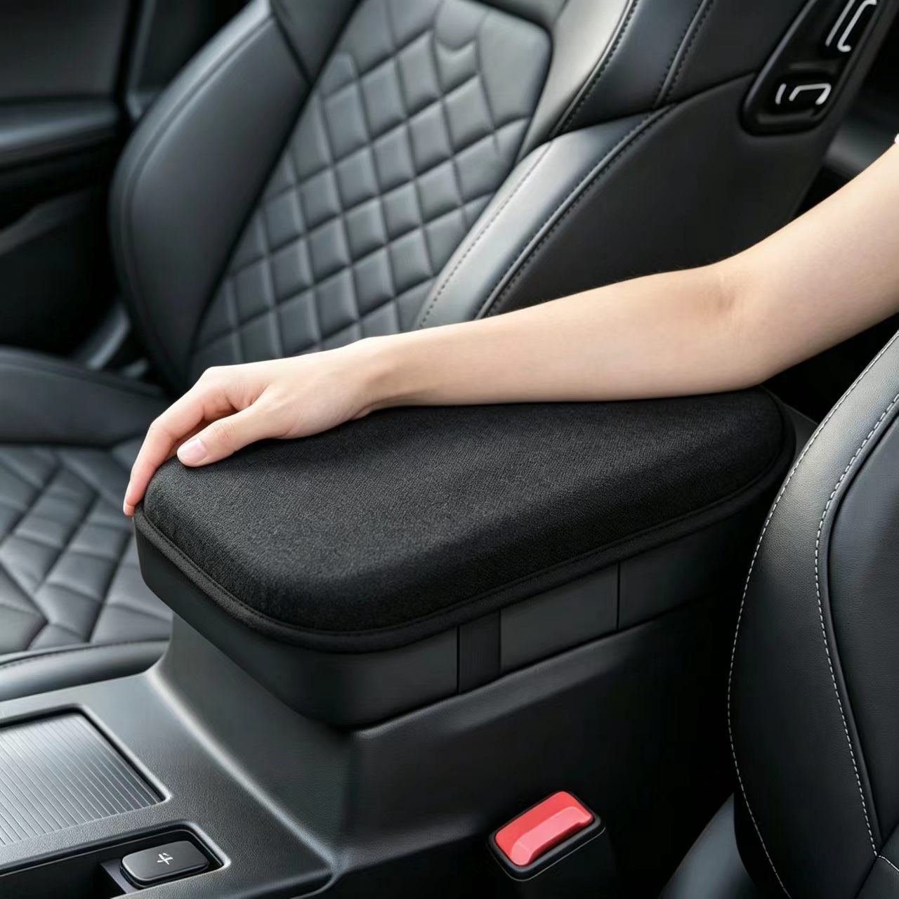 Cross-border car armrest heightening pads, universal center console armrest box protectors, car interior accessories