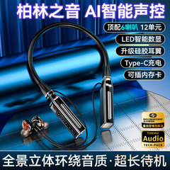 2025新款挂脖蓝牙耳机无线高音质重低音立体环绕柏林之声手机通用