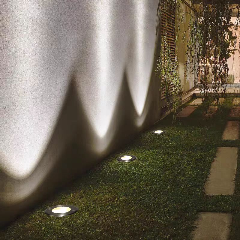 lámpara enterrada LED incrustada lámpara enterrada exterior impermeable jardín paisaje patio lámpara enterrada césped lámpara de suelo image 3