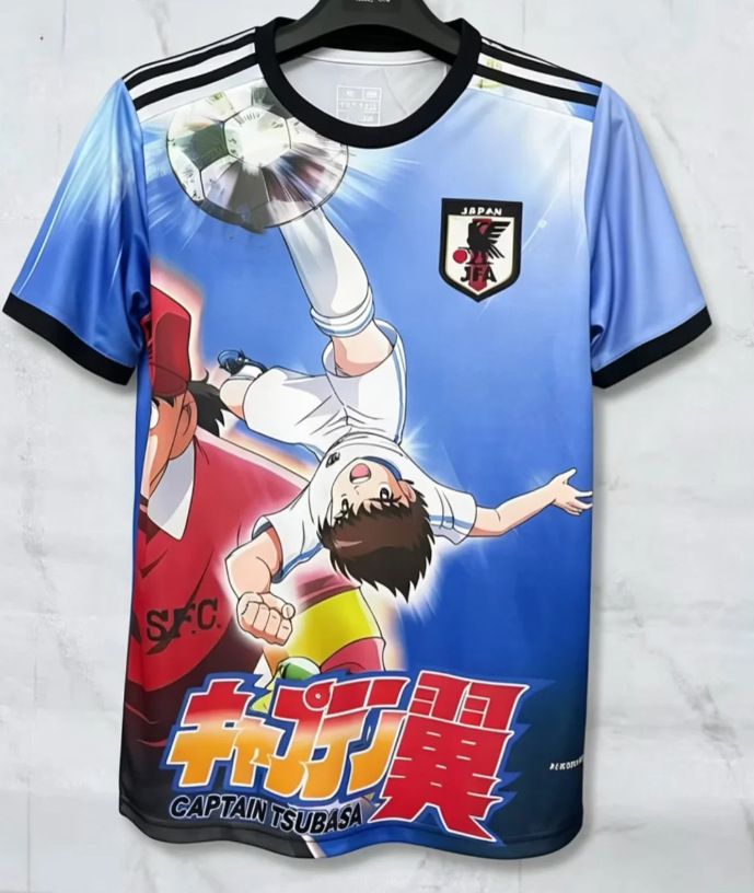 25-26 Nueva camiseta de anime de camiseta japonesa One Piece Samurai Sakura Dragon Ball Uniforme de fútbol transfronterizo de edición especial