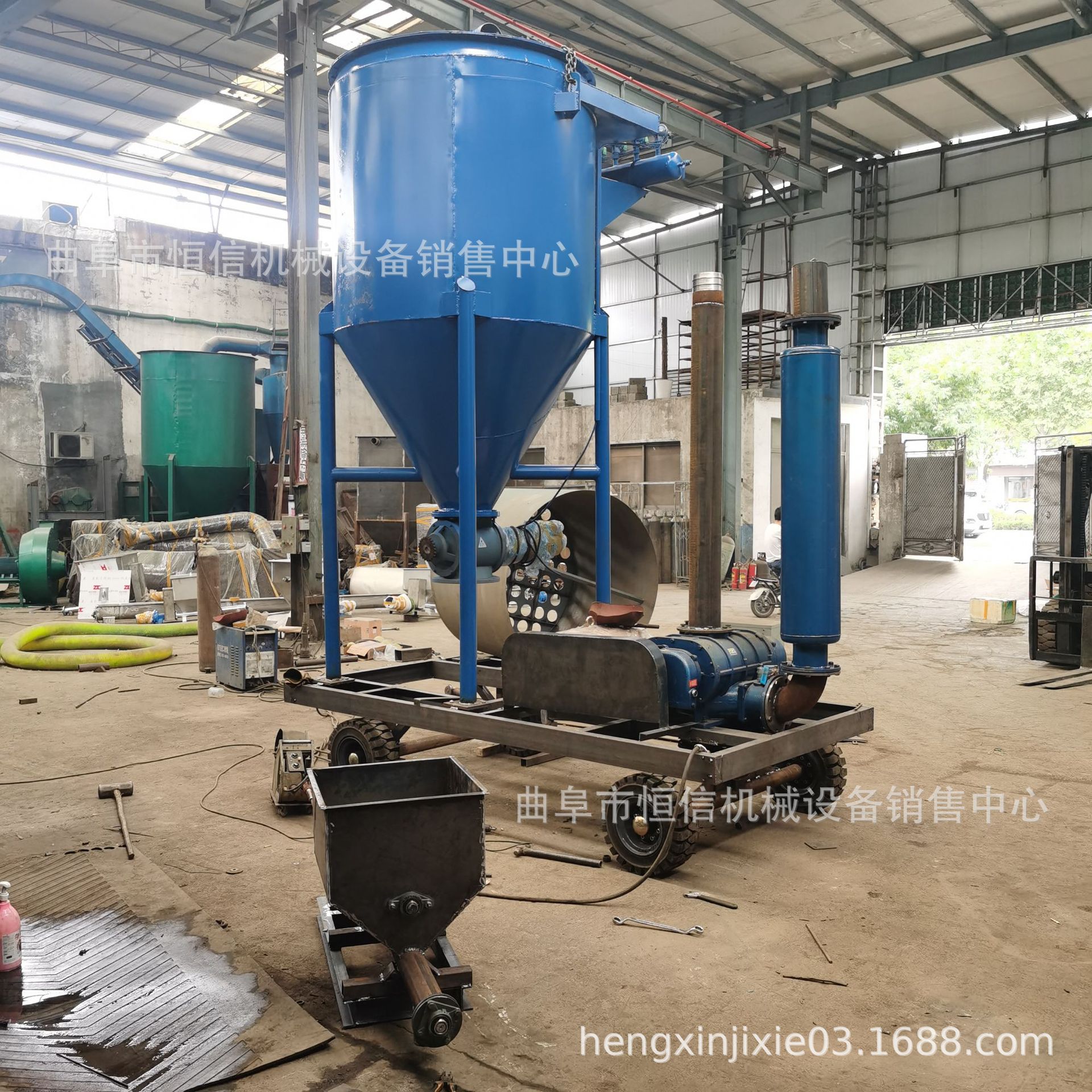 300型码头粮食气力吸粮机zcjb 腻子粉石膏粉无尘气力吸灰机 直供