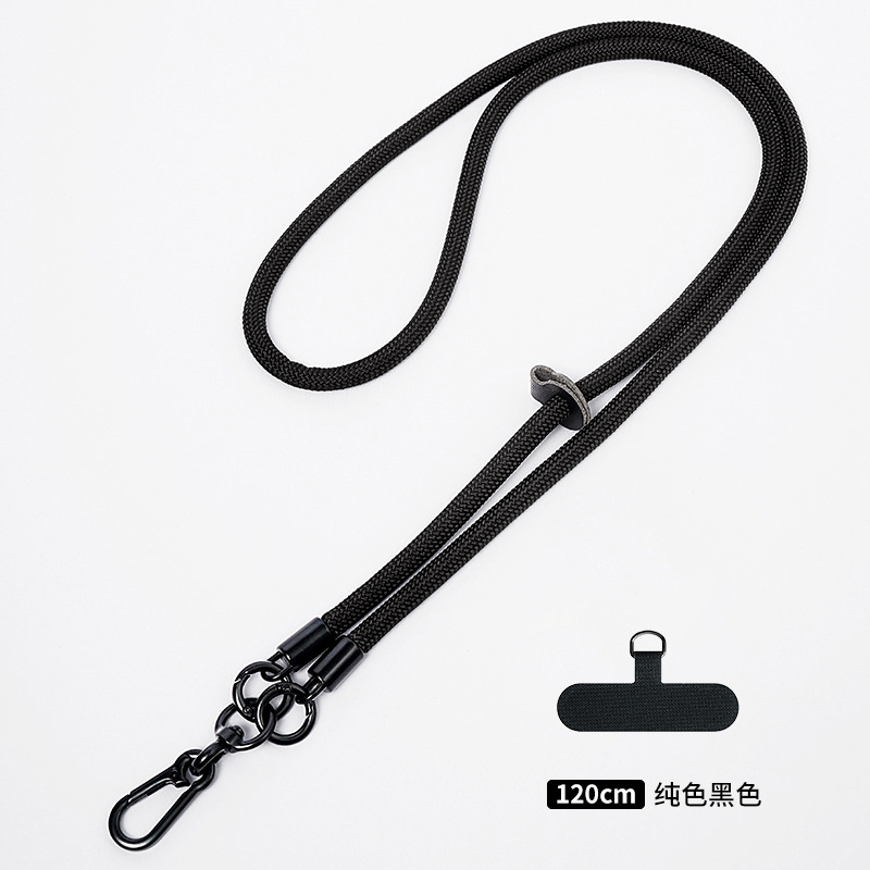 Cordón de teléfono móvil al por mayor crossbody ajustable avanzado Halter muñeca tejida Sling back clip caja del teléfono móvil correa de cordón